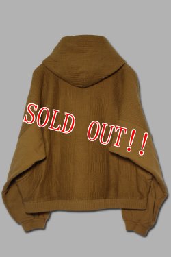 画像5: 「CAL O LINE」INTEGRATE HOODY JACQUARD SWEAT キャルオーライン インテグレイト フーディー ジャガード・スウェットコンビ CL212-027 [ブロンズ]