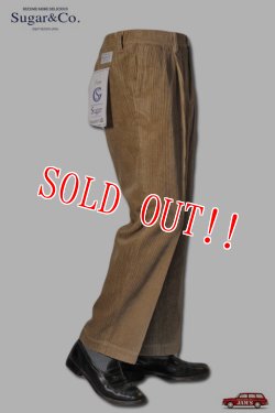 画像3: 「Sugar & Co.」Daddys Pants CORDUROY シュガーアンドカンパニー ダディーズ パンツ コーデュロイ [ベージュ]