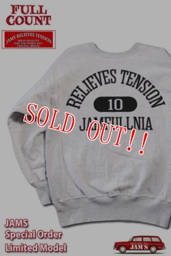 画像3: [限定生産]「FULLCOUNT」×「JAMS 10th」"JAMFULLNIA" Heavyweight Crew Neck Sweatshirt フルカウント 別注 ジャムズ10周年記念モデル ジャムフルニア リバースウィーブ [ヘザーグレー]