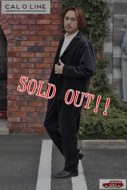 画像9: 「CAL O LINE」CORDUROY JACKET キャルオーライン チェックプリント 太畝コーデュロイ ジャケット CL212-076 [グリーン×パープル]