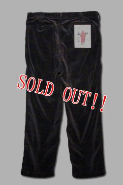 画像2: 「CAL O LINE」CORDUROY 2TUCK PANTS キャルオーライン チェックプリント 太畝コーデュロイ 2タックパンツ CL212-097 [グリーン×パープル]