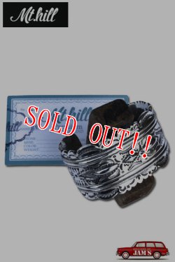 画像2: 「Mt.hill Premium」Hand Stamped Crown Cuff マウントヒル プレミアム　ハンドスタンプ クラウン カフバングル [No.2/Dec.16th 2021]