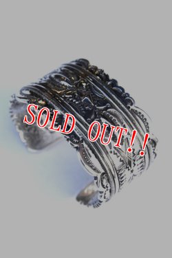 画像7: 「Mt.hill Premium」Hand Stamped Crown Cuff マウントヒル プレミアム　ハンドスタンプ クラウン カフバングル [No.2/Dec.16th 2021]