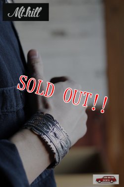 画像11: 「Mt.hill Premium」Hand Stamped Crown Cuff マウントヒル プレミアム　ハンドスタンプ クラウン カフバングル [No.2/Dec.16th 2021]