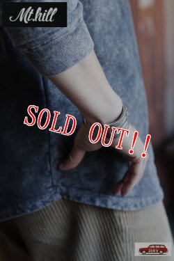 画像7: 「Mt.hill」Border Cuff with TQ マウントヒル スタンプ ボーダー カフバングル キングマンターコイズ [202220108]