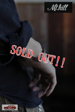 画像9: 「Mt.hill」Peace Cuff マウントヒル ピースカフ バングル [シルバー× K18]