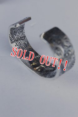 画像5: 「Mt.hill」Stamped Rose Cuff マウントヒル スタンプ ローズ カフバングル [20220108]