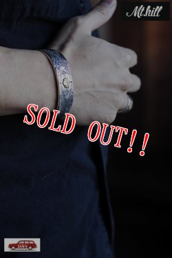 画像7: 「Mt.hill」Stamped Rose Cuff マウントヒル スタンプ ローズ カフバングル [20220108]