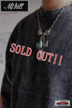 画像7: 「Mt.hill」Four Corners Rug Cruz with TQ & Chain  マウントヒル フォーコーナーズ ラグクロス チェーン キングマンターコイズ [20220108]