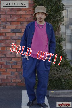 画像13: 「CAL O LINE」DENIM GARDENER PANTS キャルオーライン デニム ガードナーパンツ 10オンス CL212-094 [インディゴ]