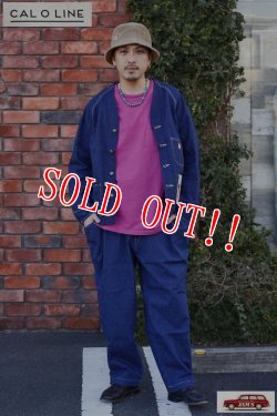 画像9: 「CAL O LINE」DENIM GARDENER PANTS キャルオーライン デニム ガードナーパンツ 10オンス CL212-094 [インディゴ]