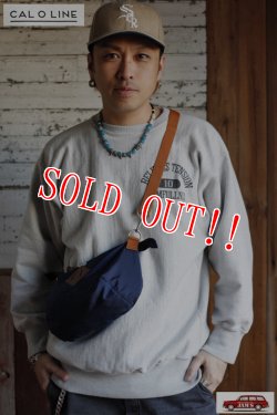 画像6: 「CAL O LINE」×「dzt」FANNY PACK キャルオーライン ファニーパック ショルダーバッグ CDW-123 [ネイビー]