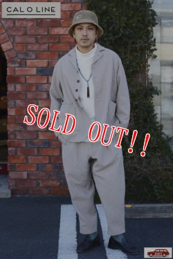 画像11: 「CAL O LINE」SPORTS JACKET キャルオーライン スポーツジャケット 高機能テーラード CL221-007 [グレージュ]