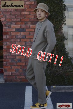 画像9: 「Jackman」 CC Sweat Buggy Pants シーシースウェット バギーパンツ 中空組織編み JM4216 [サンダークラウド]