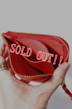 画像3: 「CAL O LINE」 L-ZIP  WALLET キャルオーライン エルジップ レザーウォレット CSW-111 [レッド]