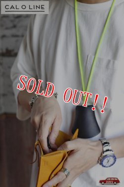 画像8: 「CAL O LINE」 BILLFOLD  WALLET キャルオーライン ビルフォールド レザーウォレット CSW-110 [イエロー]