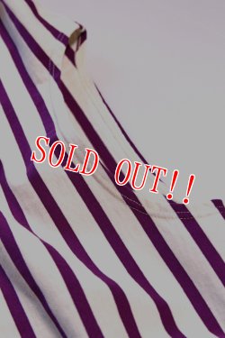 画像3: 「Sugar & Co.」×「JAMS」Drop Basque Boder T-Shirt シュガーアンドカンパニー ジャムズ別注 ドロップ バスク ボーダー Tシャツ [Pグレープ]