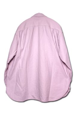 画像6: 「CAL O LINE」FLANNEL WORK SHIRT キャルオーライン フランネル ワークシャツ ヘヴィーネル CL221-010 [ピンク]