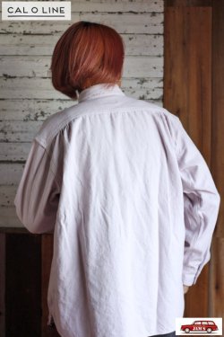 画像10: 「CAL O LINE」FLANNEL WORK SHIRT キャルオーライン フランネル ワークシャツ ヘヴィーネル CL221-010 [ピンク]
