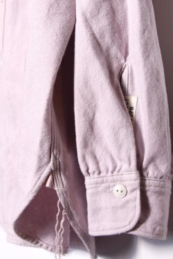 画像5: 「CAL O LINE」FLANNEL WORK SHIRT キャルオーライン フランネル ワークシャツ ヘヴィーネル CL221-010 [ピンク]