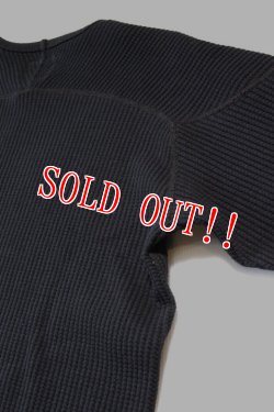 画像5: [再入荷]「Jackman」 Waffle Under Crew Tops ジャックマン ワッフル アンダークルートップス JM7208 [ブラック]