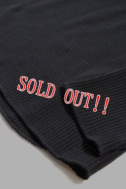 画像3: [再入荷]「Jackman」 Waffle Under Crew Tops ジャックマン ワッフル アンダークルートップス JM7208 [ブラック]