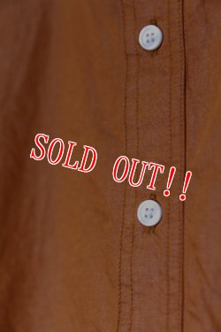 画像6: 「FULLCOUNT」Relax Light Denim Band Collar Long Shirt フルカウント リラックス ライトデニム バンドカラー ロングシャツ [オレンジ]