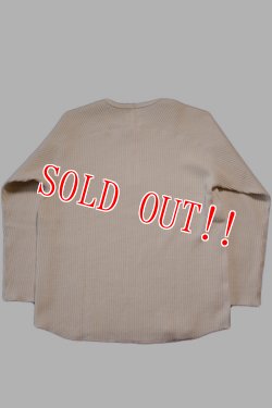 画像2: [再入荷]「Jackman」 Waffle Under Crew Tops ジャックマン ワッフル アンダークルートップス JM7208 [アイボリー]