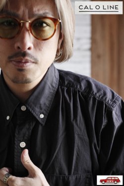 画像14: 「CAL O LINE」CLASSIC B.D. SHIRT キャルオーライン クラシックボタンダウンシャツ CL211-021 [ブラック]
