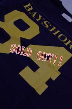 画像2: 「CAL O LINE」84 FOOT BALL L/S Tee キャルオーライン ナンバリングプリント フットボール 長袖Tシャツ  CL221- [ブラック]