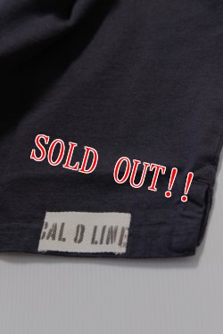 画像5: 「CAL O LINE」84 FOOT BALL L/S Tee キャルオーライン ナンバリングプリント フットボール 長袖Tシャツ  CL221- [ブラック]