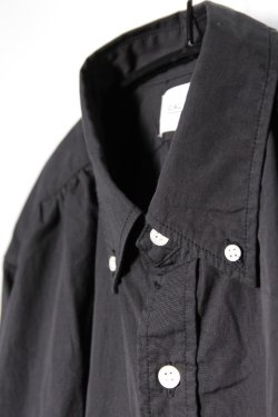 画像2: 「CAL O LINE」CLASSIC B.D. SHIRT キャルオーライン クラシックボタンダウンシャツ CL211-021 [ブラック]