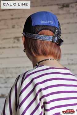 画像9: 「CAL O LINE」×「KAVU」vented strap cap キャルオーライン カブー ベンテッドストラップキャップ [ブルー]