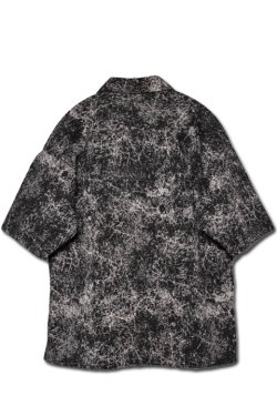 画像7: 「CAL O LINE」CATALINA SHIRT PRINT キャルオーライン カタリナシャツ プリントリップル生地 CL221-039P [ブラック]