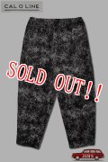 「CAL O LINE」CATALINA PANTS PRINT キャルオーライン カタリナパンツ オリジナルプリント リップル生地 CL221-090P [ブラック]