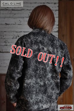 画像11: 「CAL O LINE」CATALINA JACKET PRINT キャルオーライン カタリナジャケット オリジナルプリント リップル生地 CL221-008P [ブラック]