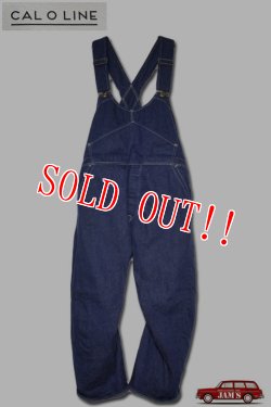 画像1: 「CAL O LINE」DENIM BARREL OVERALLS キャルオーライン デニム バレルオーバーオールズ CL221-102 [インディゴ]