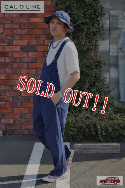 画像12: 「CAL O LINE」DENIM BARREL OVERALLS キャルオーライン デニム バレルオーバーオールズ CL221-102 [インディゴ]