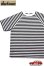 画像1: 「Jackman」 Dotsume Border T-Shirt ジャックマン 度詰 ボーダーTシャツ JM5233 [オフホワイト] (1)