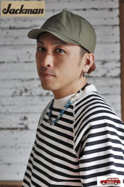 画像7: 「Jackman」 Ripstop Baseball Cap ジャックマン コットンリップストップ ベースボールキャップ JM6239 [カーキ]