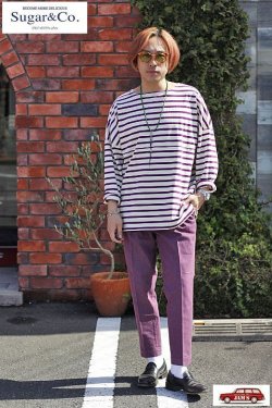 画像4: 「Sugar & Co.」Daddys Pants Slim & Fit シュガーアンドカンパニー ダディーズ パンツ スリムフィット [パープル]