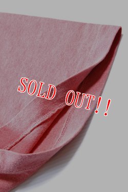 画像4: 「Sugar & Co.」Basic Drop Tee シュガーアンドカンパニー  ベーシックドロップ Tシャツ [フェードレッド]