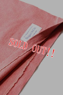 画像3: 「Sugar & Co.」Basic Drop Tee シュガーアンドカンパニー  ベーシックドロップ Tシャツ [フェードレッド]