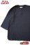 画像1: 「FULLCOUNT」Three Quarter Sleeve Rib T Shirt フルカウント フライス 7分袖Tee [インクブラック] (1)