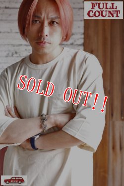 画像8: [限定1着のみ]「FULLCOUNT」×「JAMS」 BLEACH WIDE POCKET Tee フルカウント 別注 ブリーチ ワイドシルエット ポケットTシャツ [フェード ベージュ]
