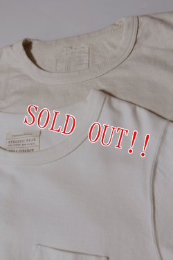 画像4: [限定1着のみ]「FULLCOUNT」×「JAMS」 BLEACH WIDE POCKET Tee フルカウント 別注 ブリーチ ワイドシルエット ポケットTシャツ [フェード ベージュ]
