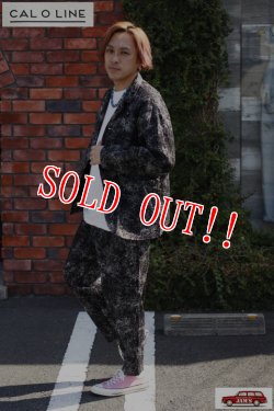 画像15: 「CAL O LINE」CATALINA JACKET PRINT キャルオーライン カタリナジャケット オリジナルプリント リップル生地 CL221-008P [ブラック]