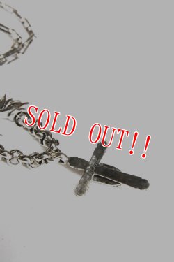 画像3: 「Mt.hill」Cross Bottony Necklace TQ & Silver Chain マウントヒル クロスボトニーネックレス シルバーチェーン ロイストンターコイズ [20220521-1]