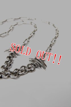 画像4: 「Mt.hill」Cross Bottony Necklace TQ & Silver Chain マウントヒル クロスボトニーネックレス シルバーチェーン ロイストンターコイズ [20220521-1]