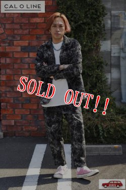 画像17: 「CAL O LINE」CATALINA JACKET PRINT キャルオーライン カタリナジャケット オリジナルプリント リップル生地 CL221-008P [ブラック]